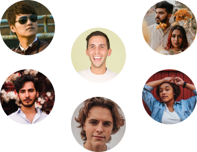 round avatars of multiple people