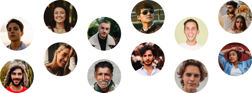 round avatars of multiple people